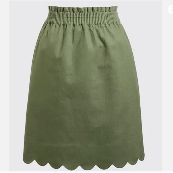 J Crew Linen Skirt (6) - Picture 3 of 8